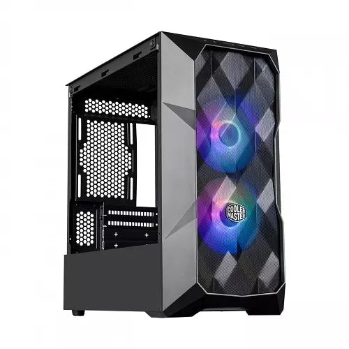 GABINETE COOLER MASTER TD300 MESH ARGB NEGRO TG MEDIA TORRE ATX