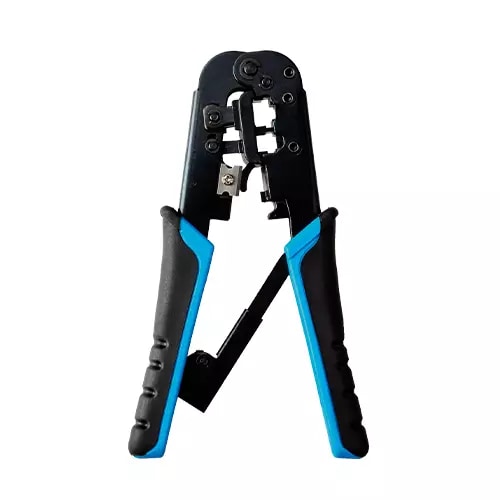 PINZA CRIMPEADORA RJ11RJ12RJ45 AZUL