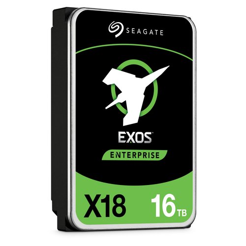 Disco Duro Interno 16TB 3.5" SAS 12Gb/s 7200RPM 256MB, 512e/4KN, Hot Plug 24x7, para servidor y centro de datos, NAS & NVR, 5 Años de Garantía, Exos X18 Enterprise Seagate