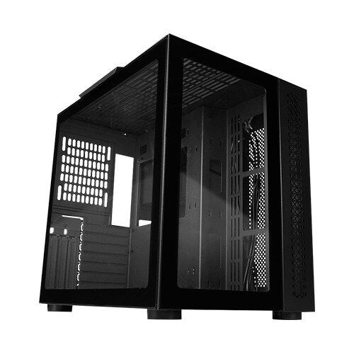 GABINETE GAME FACTOR CSG700 ATX FISHTANK DOBLE CRISTAL USB 3.0 S FTE NEGRO