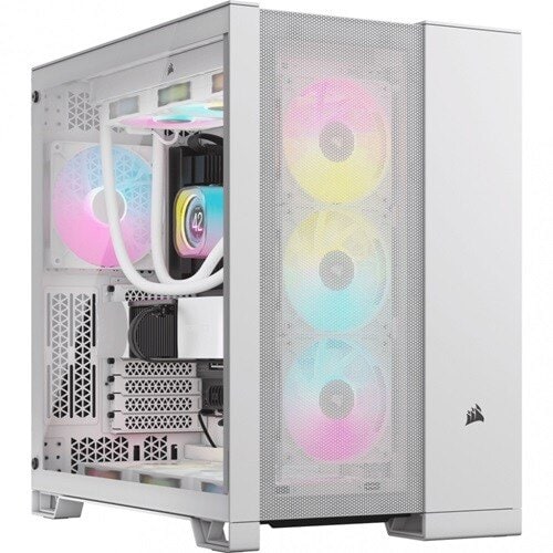 GABINETE CORSAIR AIRFLOW 6500D DOBLE CAMARA MEDIA TORRE BLANCO