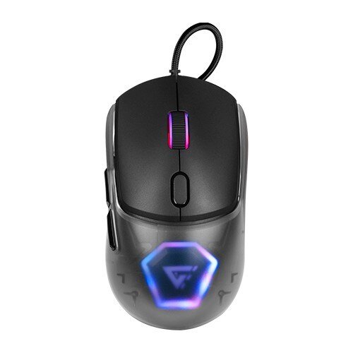 Ratón Gamer Game Factor Óptico MOG530, Alámbrico, USB, 12.000DPI, Negro