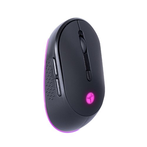 RATÓN THUNDER INALAMBRICO RECARGABLE, BLUETOOTH, DPI: 1200, 2400, 3200, CAMBIO DE LUZ RGB Y NAVEGACION