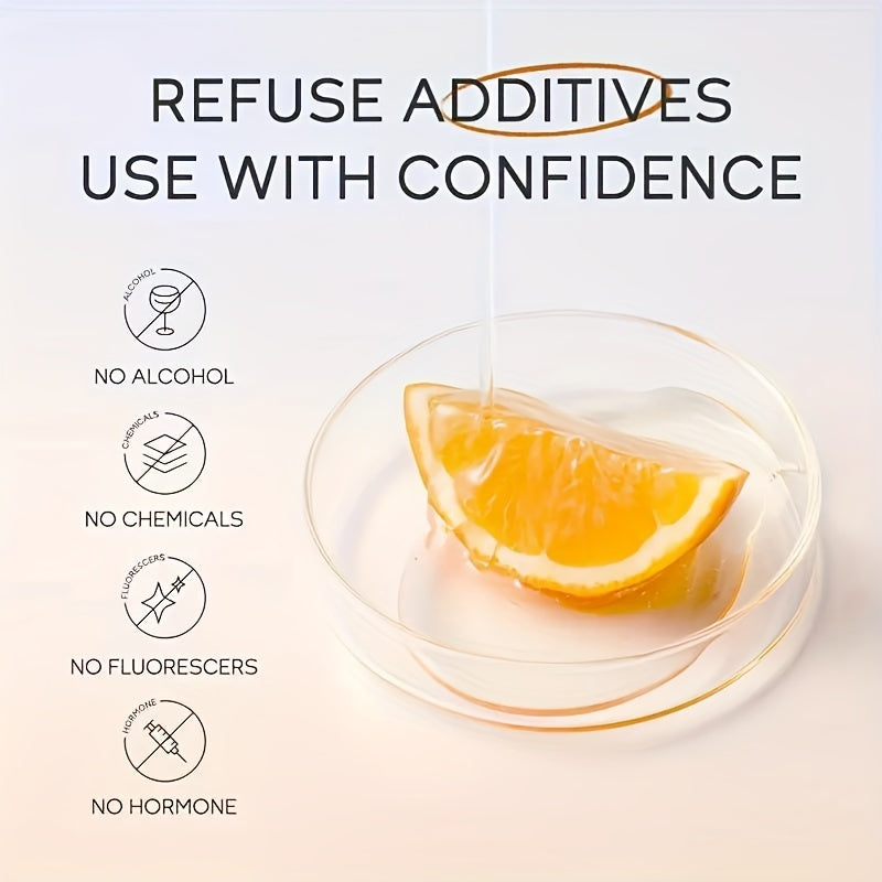LAIKOU - Set de 5 productos para el cuidado de la piel con vitamina C: suero limpiador, crema para ojos, esencia para hombres y mujeres, regalo diario para el cuidado de la piel.