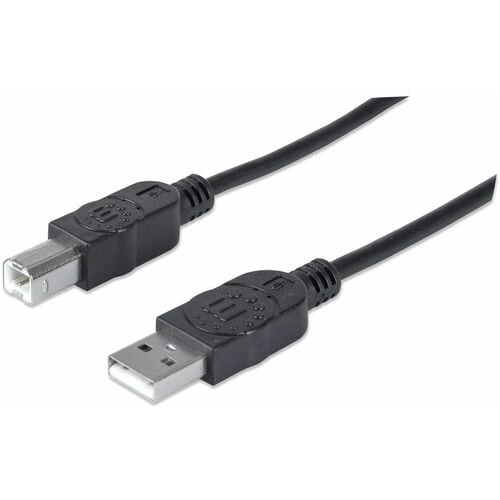 CABLE USB B DE ALTA VELOCIDAD 480MBPS 1.8M NEGRO