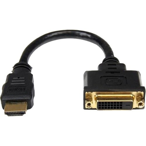 Adaptador de 20cm HDMI® a DVI - DVI-D Hembra - HDMI Macho - Cable Convertidor Video - Cable para Dispositivo de Vídeo,