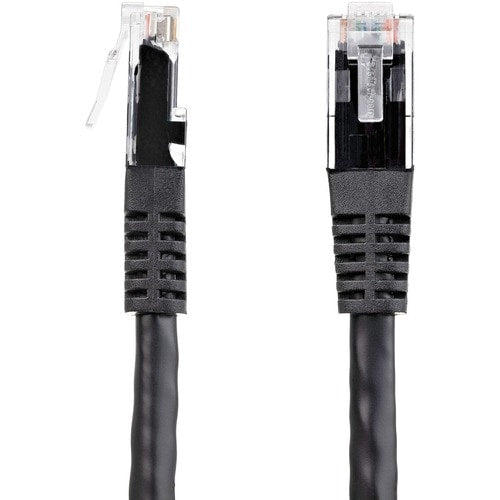 Cable de Red 91cm Categoría Cat6 UTP RJ45 Gigabit Ethernet ETL - Patch Moldeado - Negro