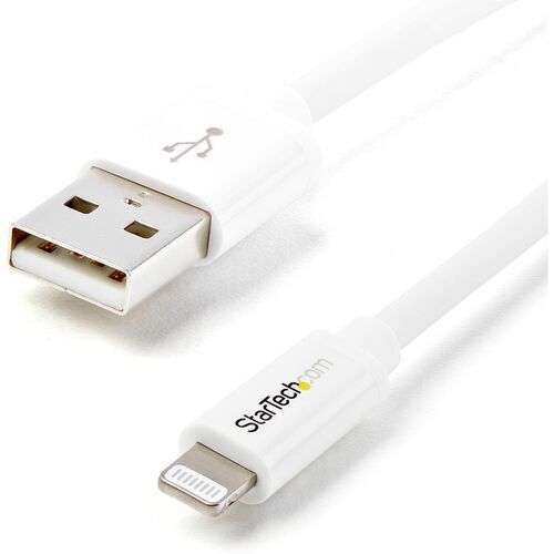Cable Largo Lightning a USB de 2m - Carga Rápida y Sincronización para iPhone/iPad/iPod - Blanco