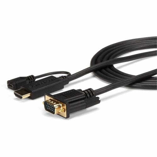 Cable de 1.8m Convertidor Activo HDMI a VGA - Adaptador 1920x1200 1080p - Cable para Dispositivo de Vídeo, Monitor,
