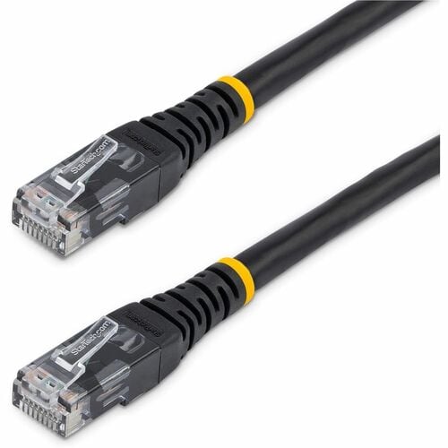 Cable de 3m Negro de Red Gigabit Cat6 Ethernet RJ45 UTP Moldeado