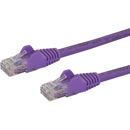 Cable de Red de 15cm Púrpura Cat6 UTP Ethernet Gigabit RJ45 sin Enganches