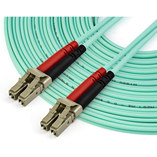 Cable de 10m de Fibra Óptica Multimodo LC/UPC a LC/UPC OM4 - 50/125μm - LOMMF/VCSEL - 100G - LSZH