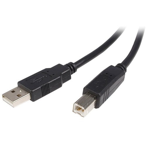 Cable USB de 3m para Impresora - 1x USB A Macho - 1x USB B Macho - Adaptador Negro - Cable para Impresora, Escáner, Disco Duro