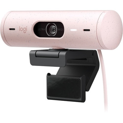 Cámara Web Logitech BRIO - 4Megapíxel - 60fps - Rosa - USB Tipo C - 1920 x 1080 Vídeo - Auto-foco - 90° Ángulo - 4x Zoom Digital - Micrófono - Para Portátil, Pantalla, Monitor