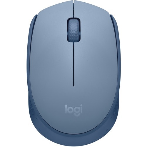Ratón Logitech M170 - Radiofrecuencia - USB - Óptico - Gris Azulado - Inalámbrico - 2.40GHz - Simétrico