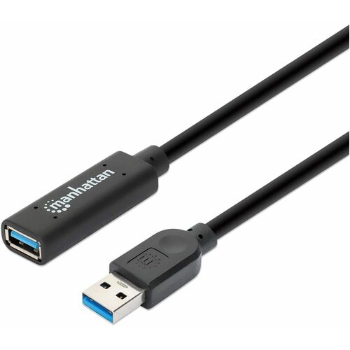 Cable USB V3.0 Ext. Activa 5.0M Negro