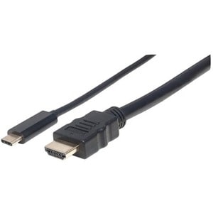 Cable USB-C a HDMI M 1.0M, Negro