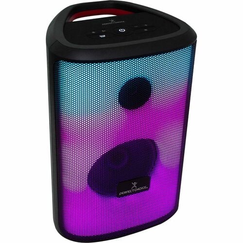Perfect Choice Pórtatil Bluetooth Sistema de Altavoces - 30W RMS - Negro - Batería Recargable - USB - 1