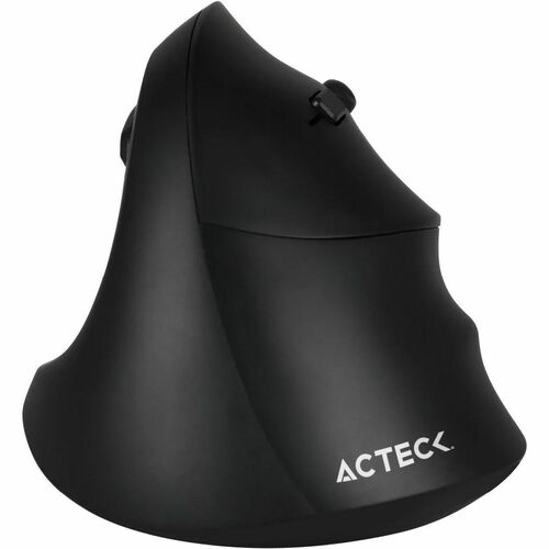 Ratón Acteck Multidispositivo Vertical Virtuos Fitt MI520 / 2.4 GHz + 2 Modos Bluetooth / Hasta 2400 DPI / 7 Botones / Ergonómico / Recargable / Avanzado Negro