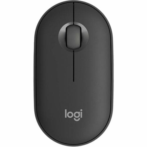 Ratón Logitech Pebble 2 M350S - Bluetooth - USB - Óptico - Grafito - Inalámbrico - 10m - 4000 dpi - Rueda de desplazamiento - Simétrico - Soporta 1 x Pila AA