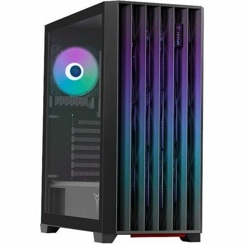 GABINETE GAMER YEYIAN PHOENIX CON PANEL DE CRISTAL TEMPLADO