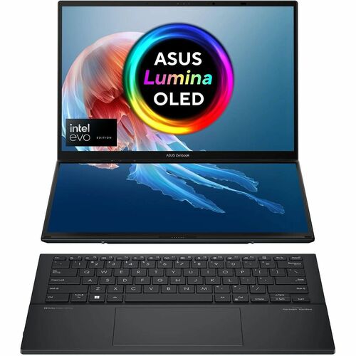 Computadora portátil 2 en 1 Desmontable - Asus ZenBook Duo UX8406 UX8406MA-PZ051W 35.6cm (14") Pantalla Táctil - WQXGA+ - Intel Core Ultra 9 185H - Plataforma Intel Evo - 32GB - 2TB SSD