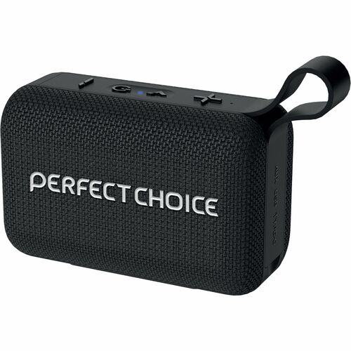 Perfect Choice Azucarado Pórtatil Bluetooth Sistema de Altavoces - 10W RMS - Negro - Batería Recargable - USB - 1