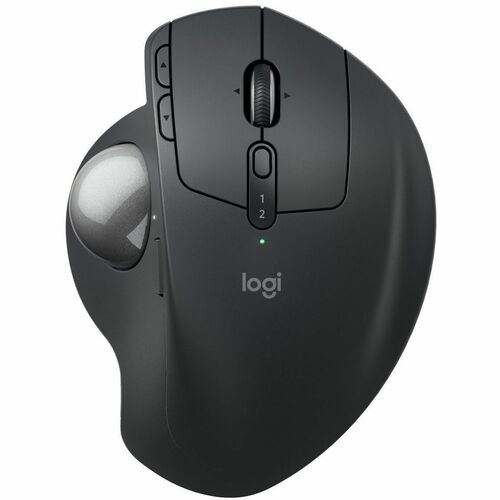 Ratón Ergonómico MX Ergo S - Boton scroll premium - 400 dpi - Funciona hasta 4 meses con una carga completa - Carga USB-C