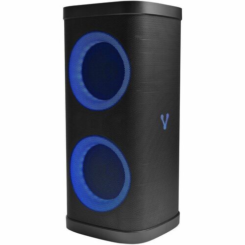 ALTAVOZ VORAGO KSP-580 2 x 6,5" + 2 x 2,5" TWEEETER 40 W RMS 3600 mAh CIRCLE LED TWS MICRÓFONO USB / TF / AUX / BT