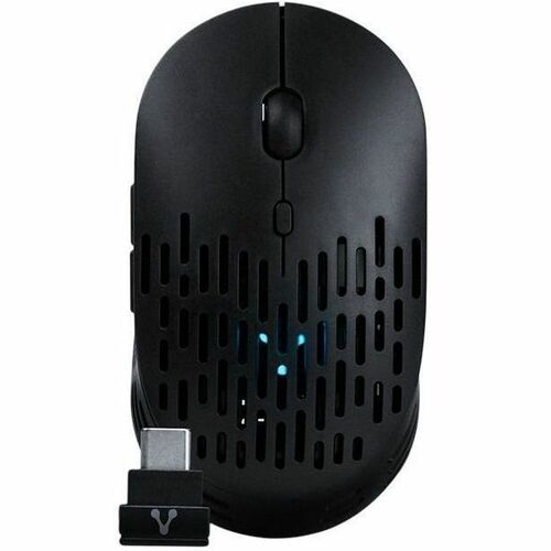 VORAGO MO-208 RATÓN INALÁMBRICO TIPO C Y BLUETOOTH HASTA 2400 DPI RECARGABLE NEGRO