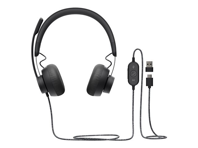 Logitech Zone Wired - Auricular - en oreja