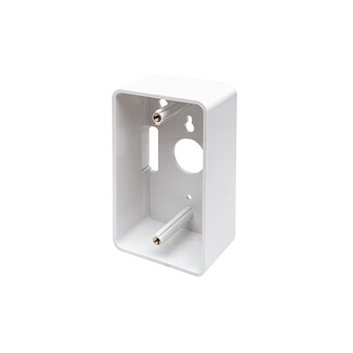 CAJA DE PARED PARA CABLE DE ROJO RJ45 UTP CHALUPA BLANCO 4.80CM PROFUNDIDAD