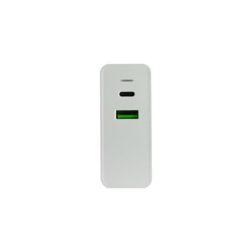 Adaptador de Corriente 65W para Laptops y Dispositivos MóvilesUSB tipo C + USB A | ELECCIÓN PERFECTA