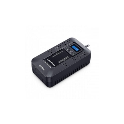 SAI NOBREAK CYBERPOWER EC650 650VA/390W,LCD,SAI Standby,8CONT,RJ11/USB,3YW