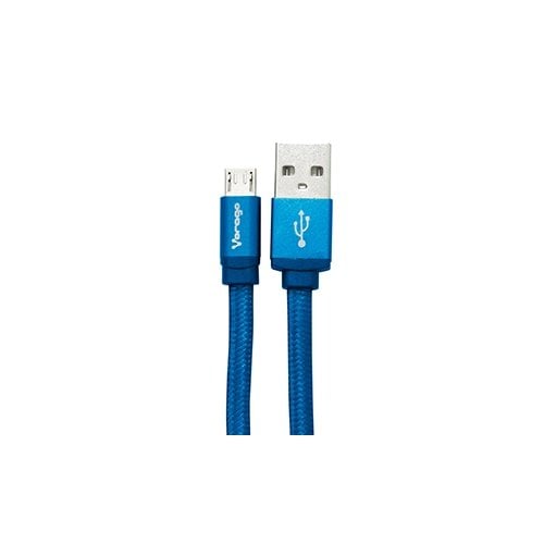 CABLE USB VORAGO CAB-113 USB 2 A MICRO USB 1METRO BOLSA AZUL