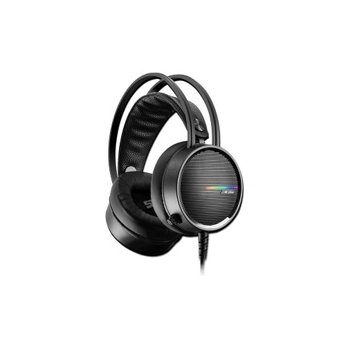 Auriculares de gaming Vorago HS-502 Cableado Sobre la cabeza Estéreo - Binaural - Circumaural - 32Ohm - 20Hz a 20kHz - Cable 200cm - Mini-teléfono (3.5mm), USB