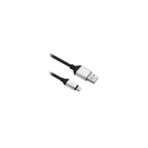 CABLE USB V2.0 A MICRO B 1.25 METROS COLOR NEGRO - Telefono Celular -1 Conector USB Tipo A Macho a 1 Conector Micro B