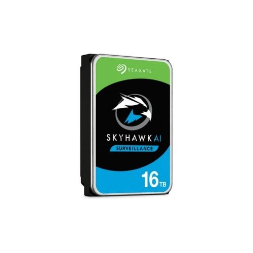 Disco Duro Interno 16TB 3.5" SATA 6Gb/s 7200RPM 256MB, 24x7, para DVR y NVR 1-16 bahías, 1-64 cámaras HD, 3 Años de Garantía, SkyHawk™ Inteligencia Artificial Seagate