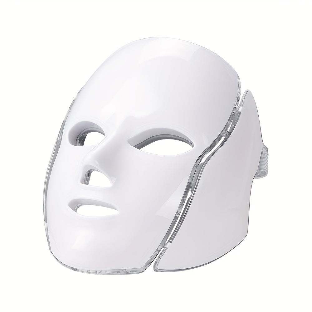 Máscara facial LED de 7 colores para el cuidado de la piel y la belleza: regalo perfecto para mujeres y amigas, regalo de San Valentín.