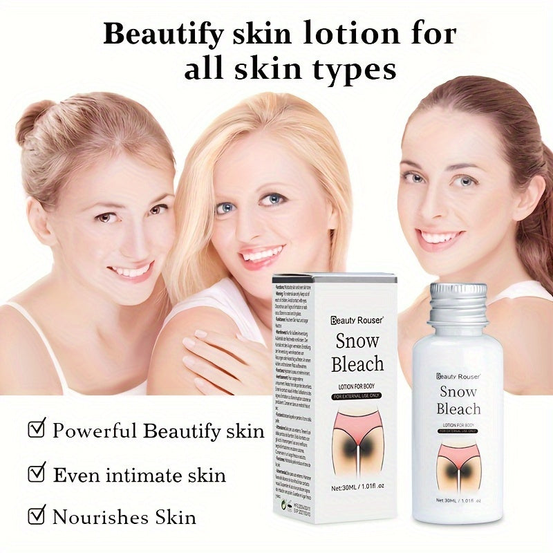 30g Radiant Skin Body Lotion - Hydrates and Brightens Dull Skin on Underarms, Buttocks and Inner Thighs with Nicotinamide, Vitamin C and Centella - Moisturizing Skin Care Body Cream with Plant Squalane for Smooth and Silky Sk