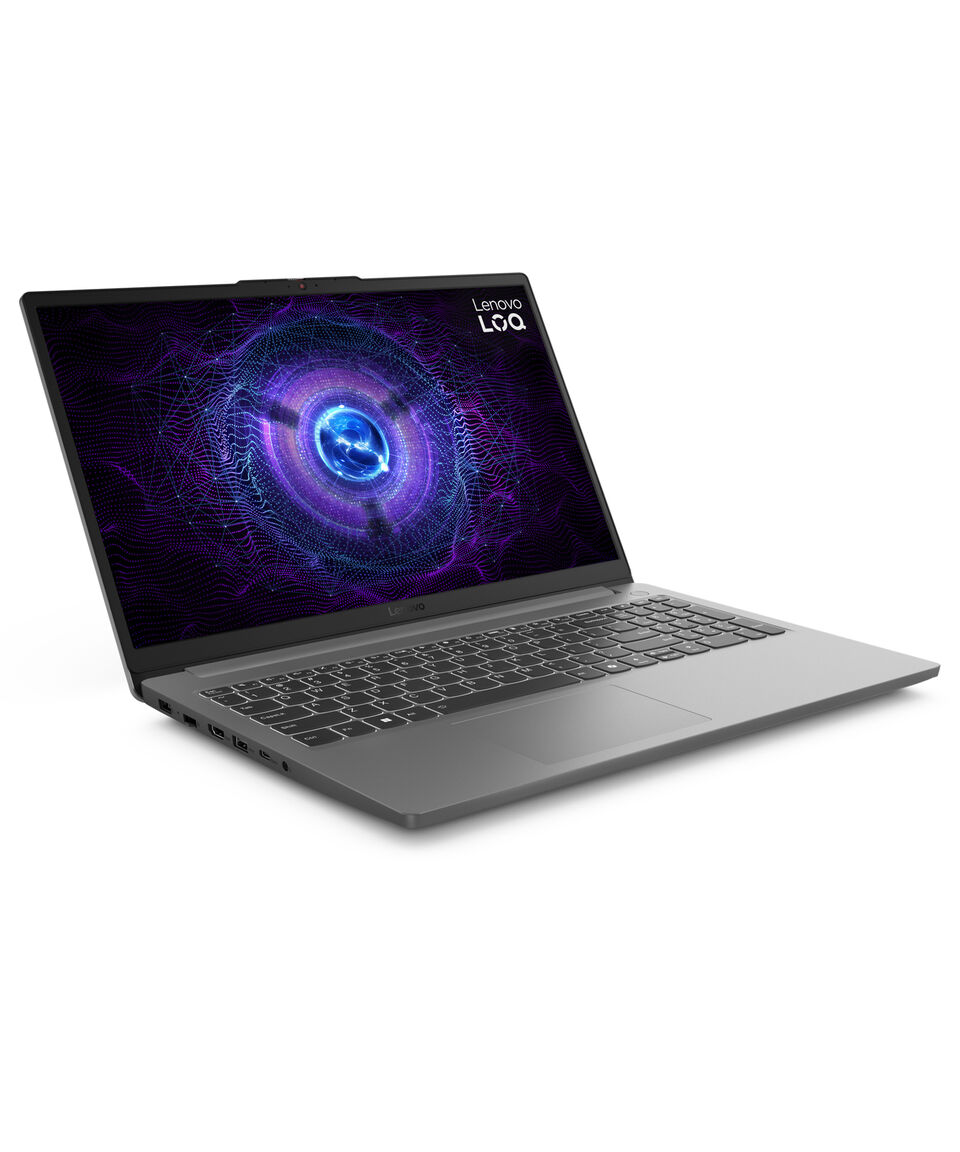 Portátil para videojuegos - Lenovo LOQ 15IAX9E 83LK002ELM 39.6cm (15.6") - Full HD - Intel Core i7 12a Gen - 16GB - 1TB SSD - Español Teclado - Gris Luna NVIDIA GeForce RTX 4050 con 6GB