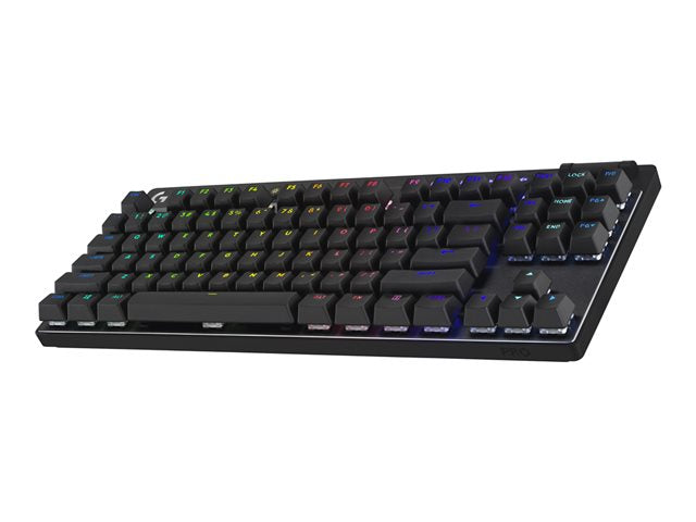 Teclado inalámbrico para juegos Logitech G PRO X TKL LIGHTSPEED, interruptores táctiles (GX Brown), negro - Teclado - retroiluminación