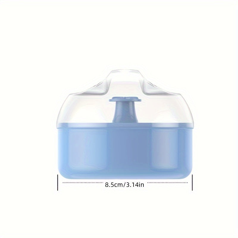 Estuche portátil recargable para polvos sueltos para el cuidado de la piel después del baño, contenedor para guardar maquillaje de talco facial y corporal con esponja suave - Accesorios de viaje