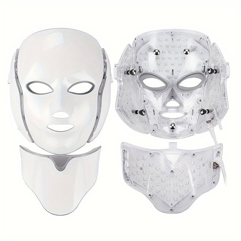 Máscara facial LED de 7 colores para el cuidado de la piel y la belleza: regalo perfecto para mujeres y amigas, regalo de San Valentín.