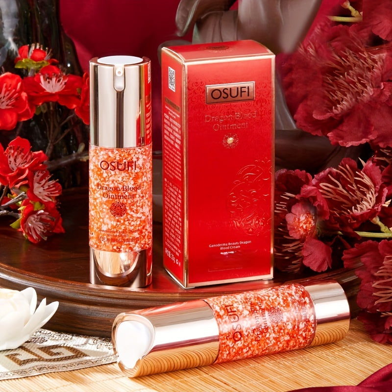 Crema de placenta con sangre de dragón (33 g), cuidado de la piel con sangre de dragón Kirin, crema facial, crema hidratante, reafirmante, hidratación profunda para mantener la piel hidratada y suave.