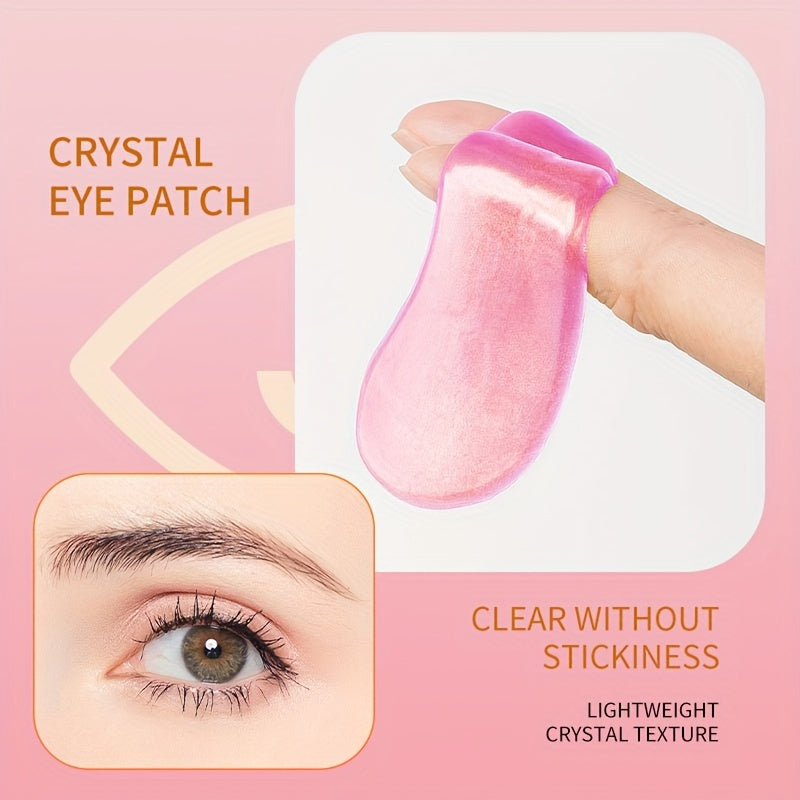 Mascarilla de ojos con cristales rosas (3 unidades x 2 o 5 unidades x 2), hidratante, rejuvenecedora, para el cuidado de la piel y exfoliante.