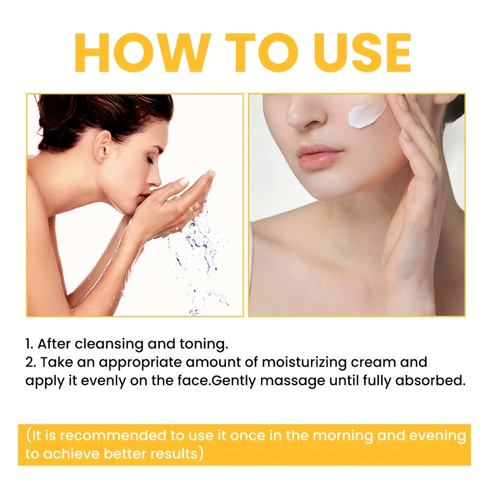 Crema facial de pulpa de arroz crudo, con ácido hialurónico y extracto de uva, rejuvenece la piel, loción hidratante para el cuidado de la piel femenina, piel visiblemente más joven, piel firme, crema de día y de noche, 50 g (1.76 oz)