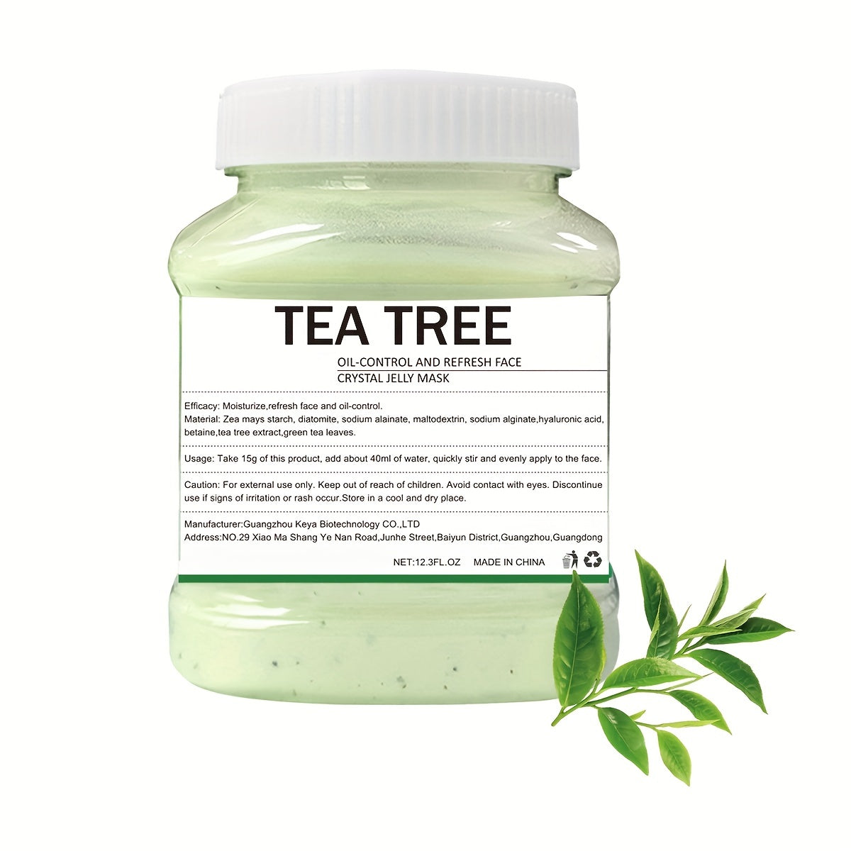 Mascarilla Peel-Off Hydro Jelly de Árbol de Té (300 g): Milagro hidratante y reafirmante. Cuidado revitalizante para una limpieza profunda y reafirmante. Tarro grande.