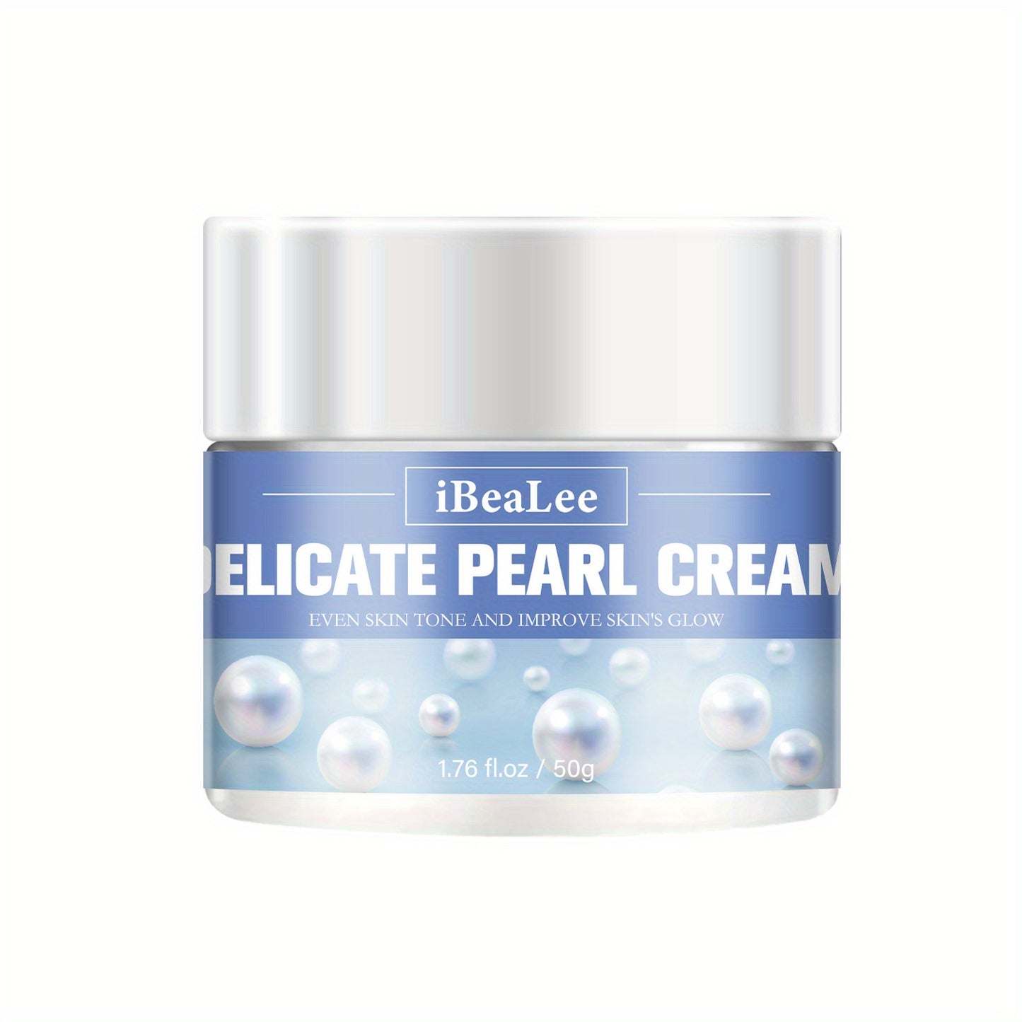 Crema hidratante con efecto perla delicada de 50 g: elimina manchas oscuras, unifica el tono de la piel y cuida el rostro. Crema facial nutritiva para una tez radiante.