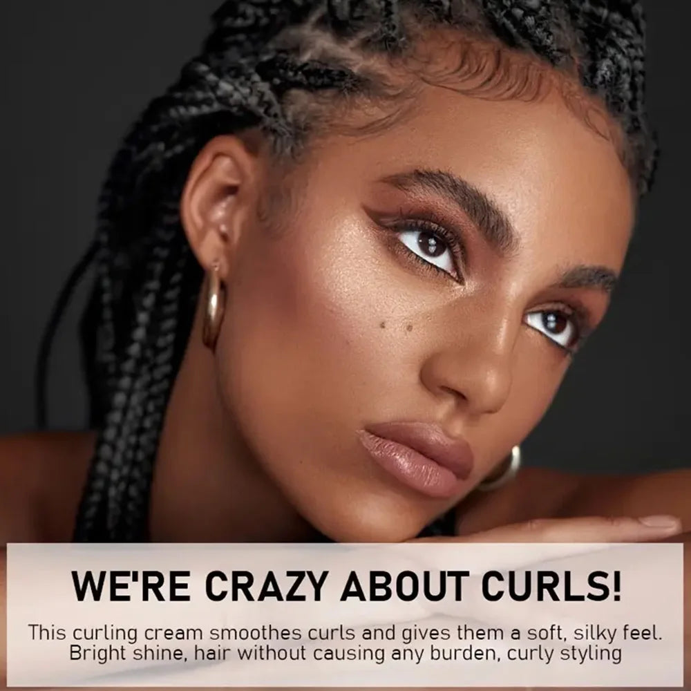 Crema para peinar rizos con elastina y aceites nutritivos: define rizos, reduce el frizz y repara el cabello dañado para lograr ondas saludables y con volumen.